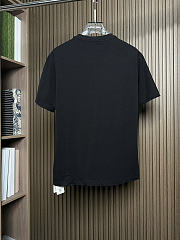 Louis Vuitton Embroidered Logo T-Shirt Black - 2
