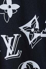 Louis Vuitton Short-Sleeve Crewneck T-Shirt Black - 2