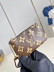 LOUIS VUITTON | Key Pouch Monogram Origine Ebene M27671 - 1