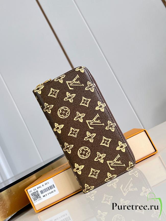 LOUIS VUITTON | Zippy Wallet Monogram Origine Ebene M27683 - 1