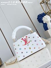 LV x TM Capucines East-West Mini Snow M27636 - 1
