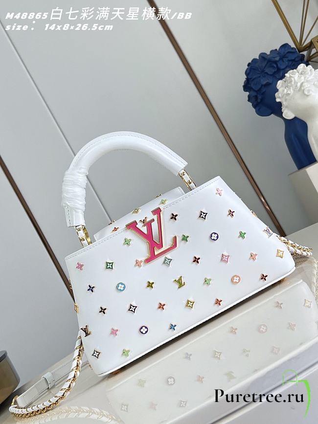 LV x TM Capucines East-West Snow M27636 - 1