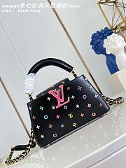 LV x TM Capucines East-West Mini Black M27637 - 1