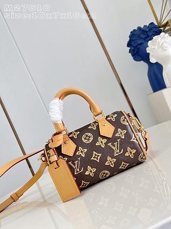 LOUIS VUITTON | Nano Speedy Monogram Origine Ebene M27610