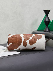 Miumiu Calf Hair Pouch White/Burnt Sienna - 4