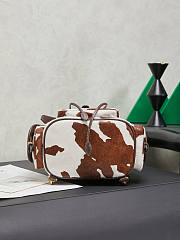 Miumiu Printed leather backpack White/Burnt Sienna - 6