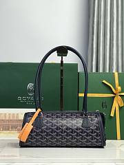 Goyard Bonbonnière Bag Chevroches Calfskin Dark Blue - 1
