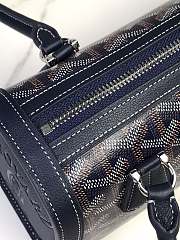 Goyard Bonbonnière Bag Chevroches Calfskin Dark Blue - 5