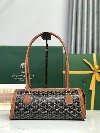 Goyard Bonbonnière Bag Chevroches Calfskin Brown