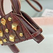 HERMES Rodeo Robeo Coeur Pony Bag Keychain Brown Gold - 6