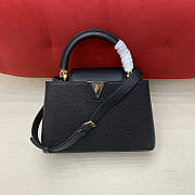 LOUIS VUITTON | Capucines MM Taurillon leather black - 1