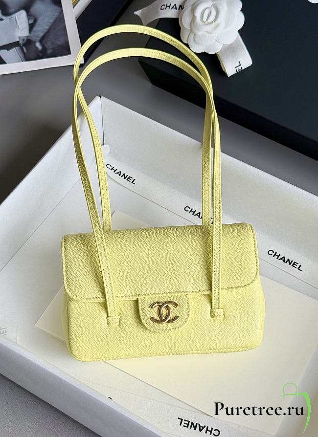 CHANEL | Chanel Preppy 26 Mini Bag Yellow - 1