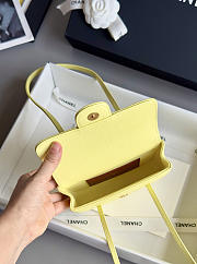 CHANEL | Chanel Preppy 26 Mini Bag Yellow - 5