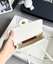 CHANEL | Preppy 26 Mini Bag White - 6