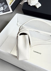 CHANEL | Preppy 26 Mini Bag White - 5