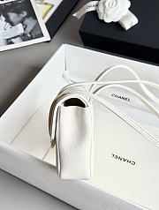 CHANEL | Preppy 26 Mini Bag White - 4