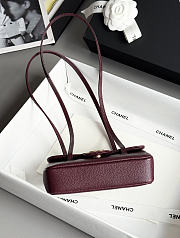 CHANEL | Preppy 26 Mini Bag Burgundy - 2