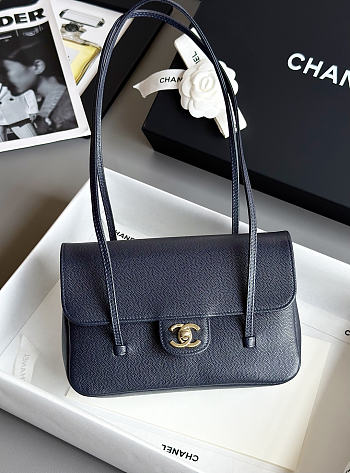 CHANEL | Preppy 26 Mini Bag Dark Blue