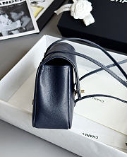 CHANEL | Preppy 26 Mini Bag Dark Blue - 5