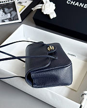 CHANEL | Preppy 26 Mini Bag Dark Blue - 3