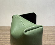 The Row Sally Leather Shoulder Bag Dark Green - 6