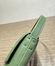 The Row Sally Leather Shoulder Bag Dark Green - 3