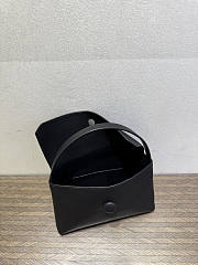 The Row Sally Leather Shoulder Bag Black - 4