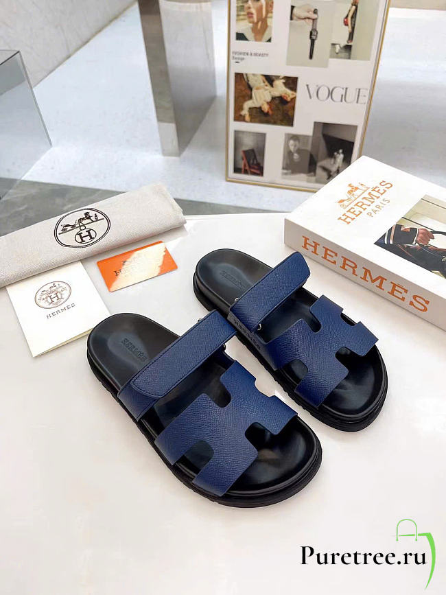 Hermès Sandal Chypre Blue - 1