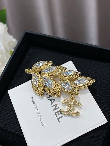 Cherie 26c Wheat Ear Rhinestone Brooch