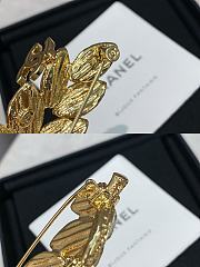 Cherie 26c Wheat Ear Rhinestone Brooch - 4