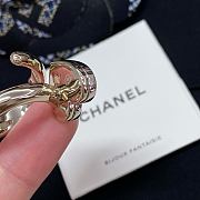 Chanel Heart-Shaped Full Diamond Double C Ring - 6