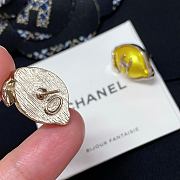 Chanel Banana Lemon Double C Earrings - 3