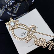 Chanel Fragrant Star Hollow Letter Brooch - 6