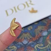 Dior Gold Leaf Earrings - 6