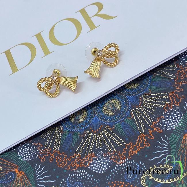 Dior Gold Bell Earrings - 1