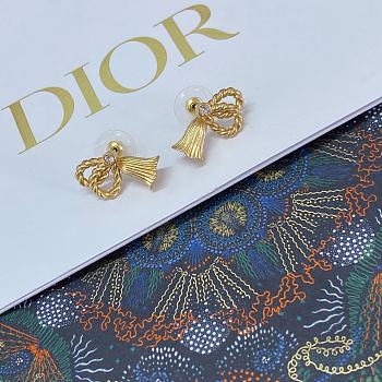 Dior Gold Bell Earrings