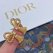 Dior Gold Bell Earrings - 5