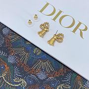 Dior Gold Bell Earrings - 4