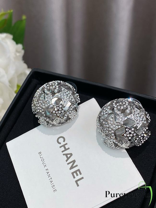 Chanel Star Hemisphere Earrings - 1
