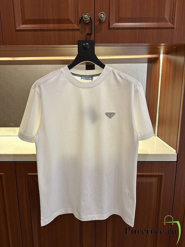 PRADA | crew neck short-sleeved T-shirts white - 1