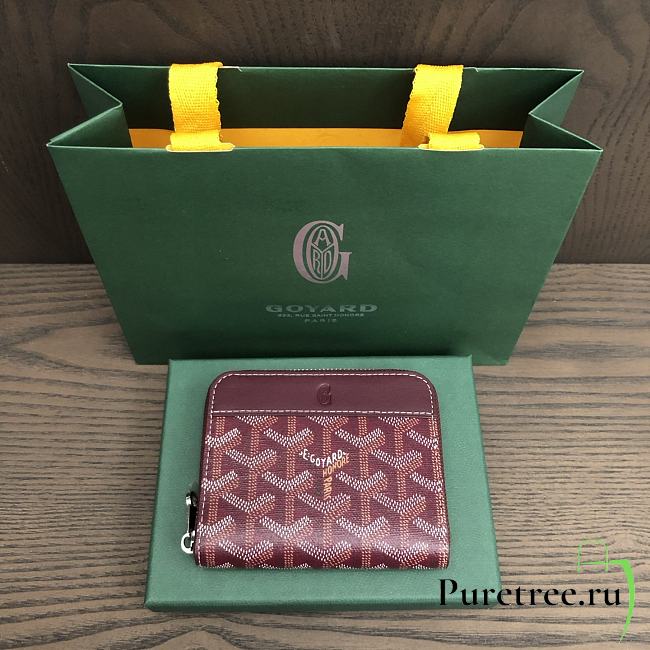 GOYARD | Matignon Wallet Burgundy  - 1