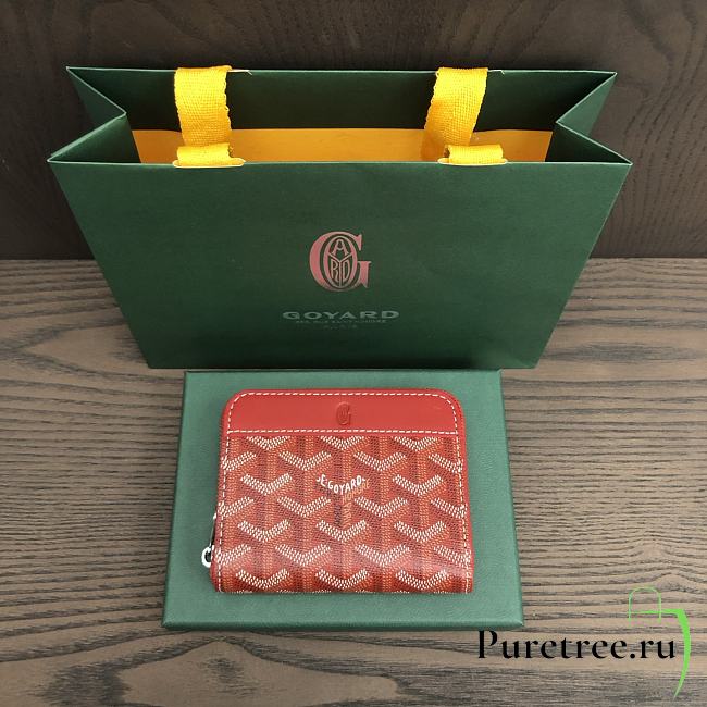 GOYARD | Matignon Wallet Red - 1