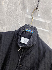 DIOR | Black Stand Collar Zip Jacket - 6