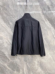 DIOR | Black Stand Collar Zip Jacket - 5