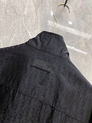 DIOR | Black Stand Collar Zip Jacket - 3