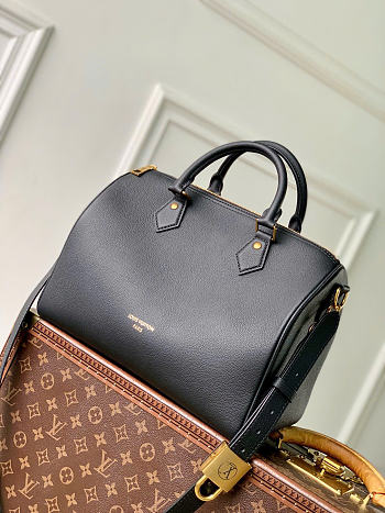 LOUIS VUITTON | Speedy Soft 30 Grained Calf leather Black M24891