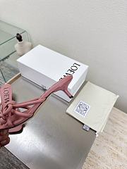 LOEWE | Flamenco Knot sandal in lambskin 5.5cm Blush - 6