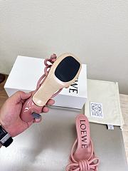 LOEWE | Flamenco Knot sandal in lambskin 5.5cm Blush - 3