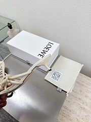 LOEWE | Flamenco Knot sandal in lambskin 5.5cm Ivory - 5