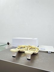 LOEWE | Flamenco Knot sandal in lambskin 5.5cm Pastel Yellow - 4